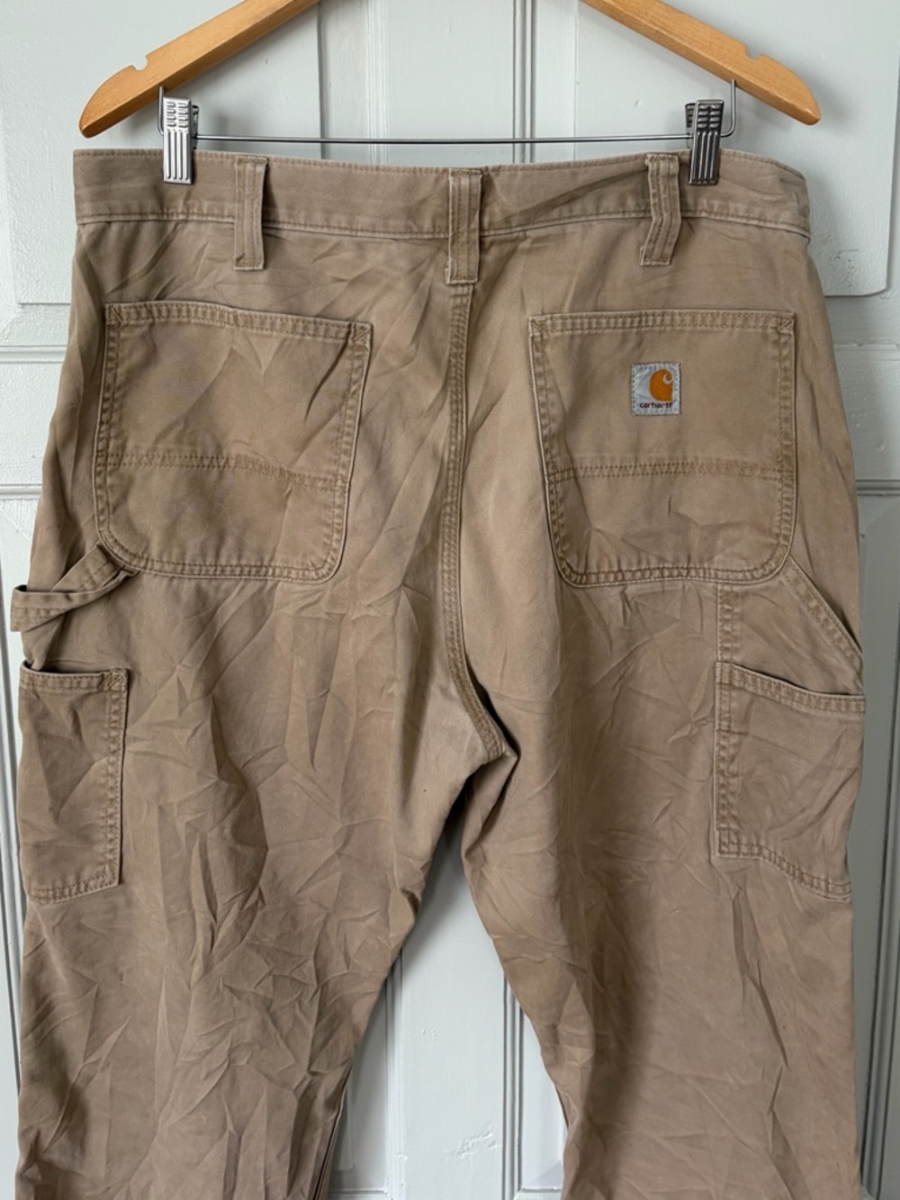 Carhartt Khaki Carpenter Pant Cotton Twill